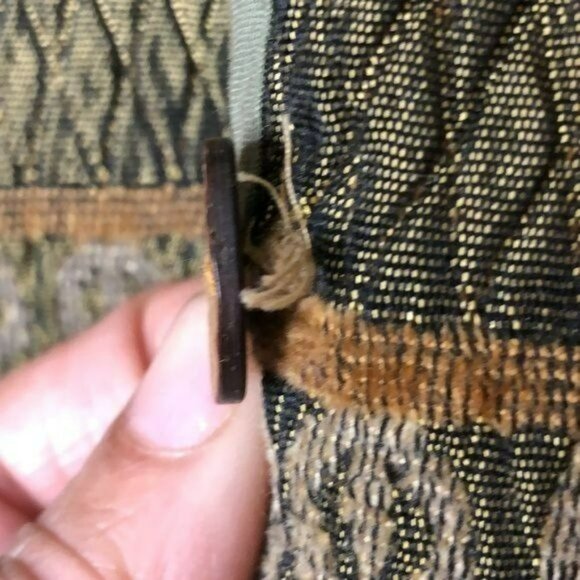 Tally Ho Women's Long Sleeve Wood Buttons Reversible Jacket S SMALL - Picture 9 of 13